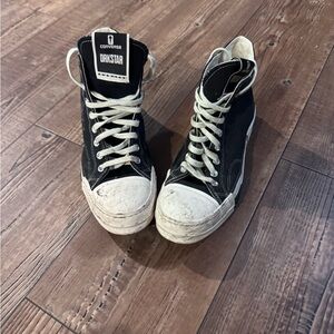 Converse Darkstar Black and White Sneakers